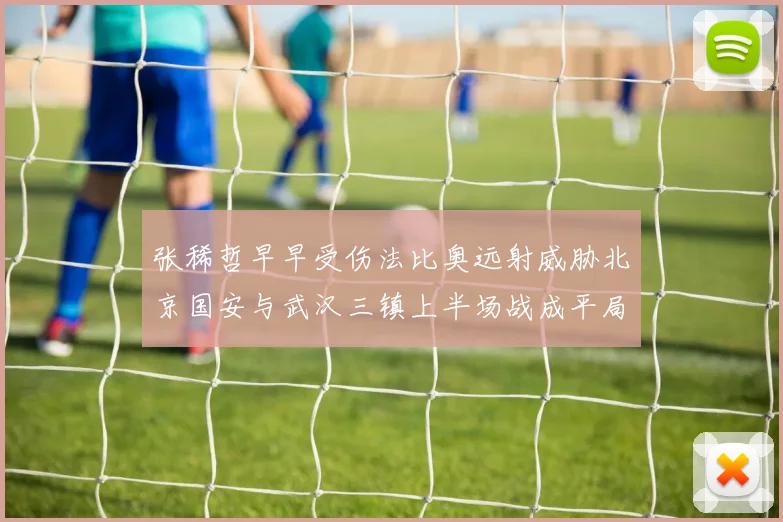 张稀哲早早受伤法比奥远射威胁北京国安与武汉三镇上半场战成平局